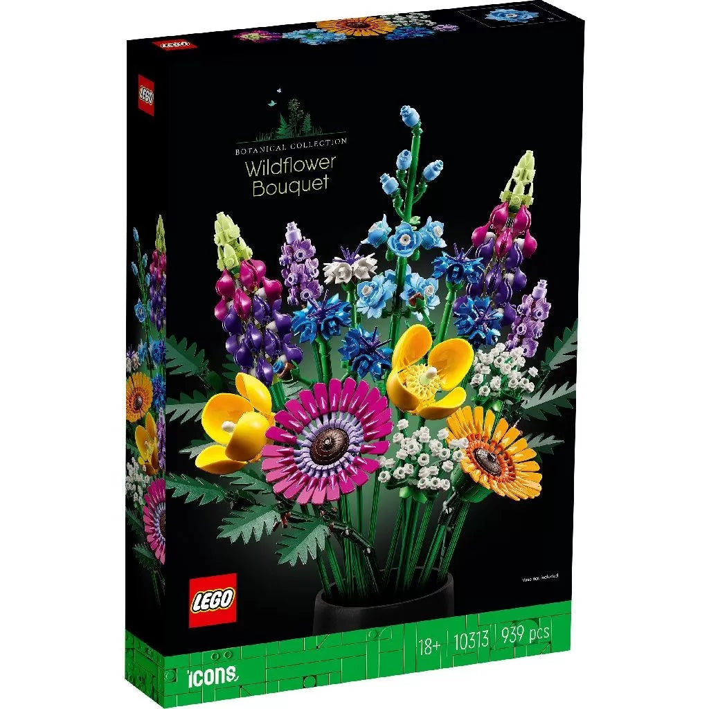 Lego icons buchet de flori de camp 10313