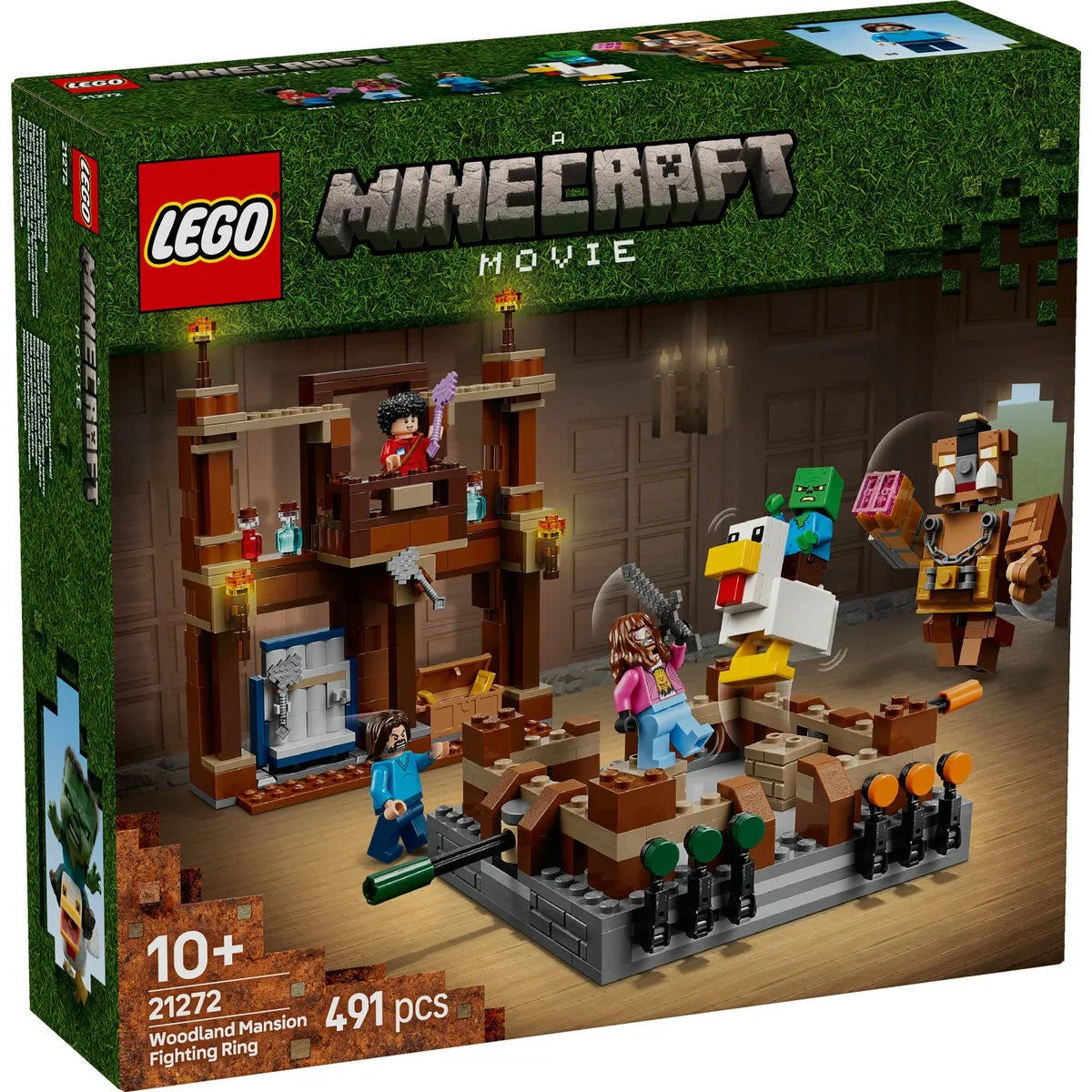 Lego minecraft ring de lupta la conacul din padure 21272