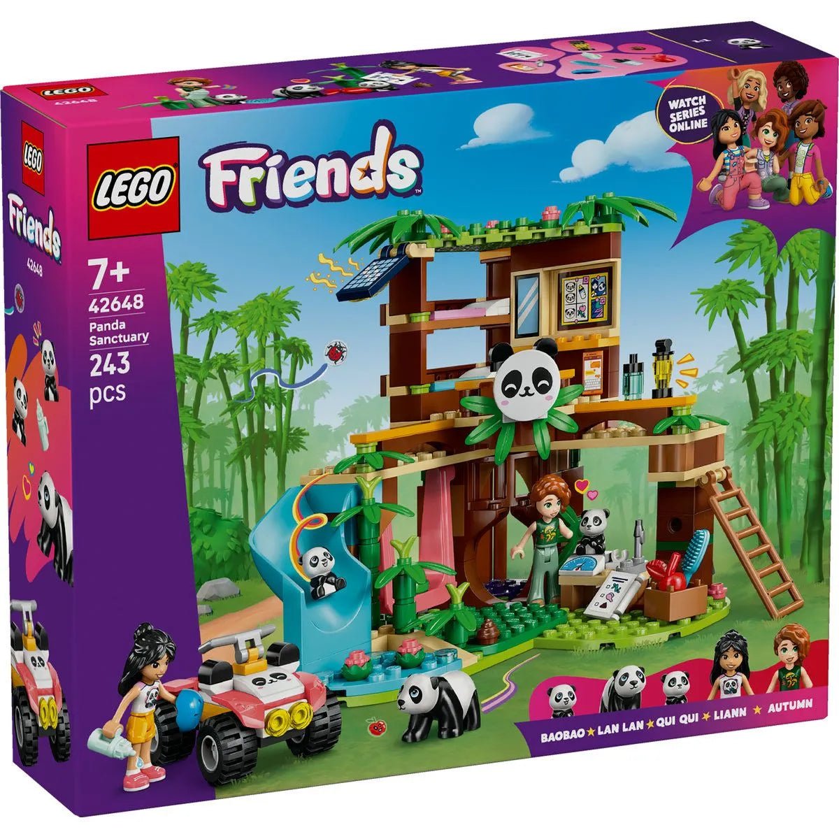 Lego friends ingrijirea animalelor de la refugiul pentru panda 42648