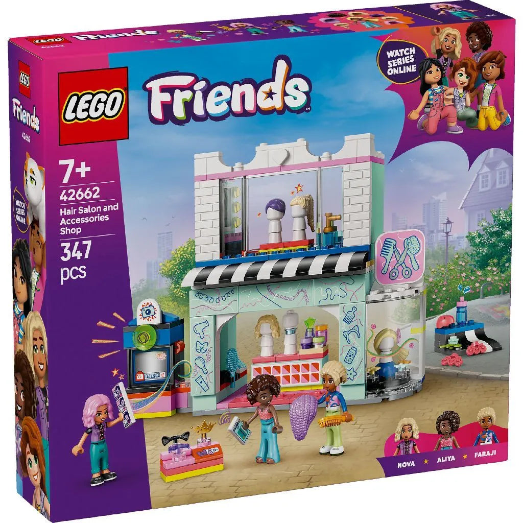 Lego friends salon de coafura si magazin de accesorii 42662