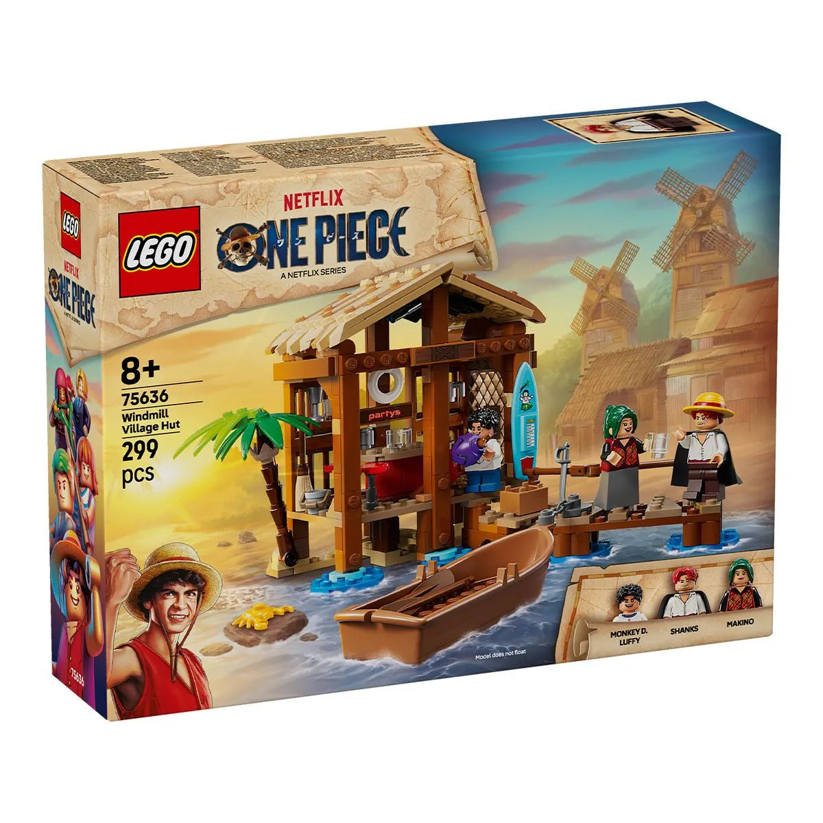 Lego one piece coliba in satul morii 75636