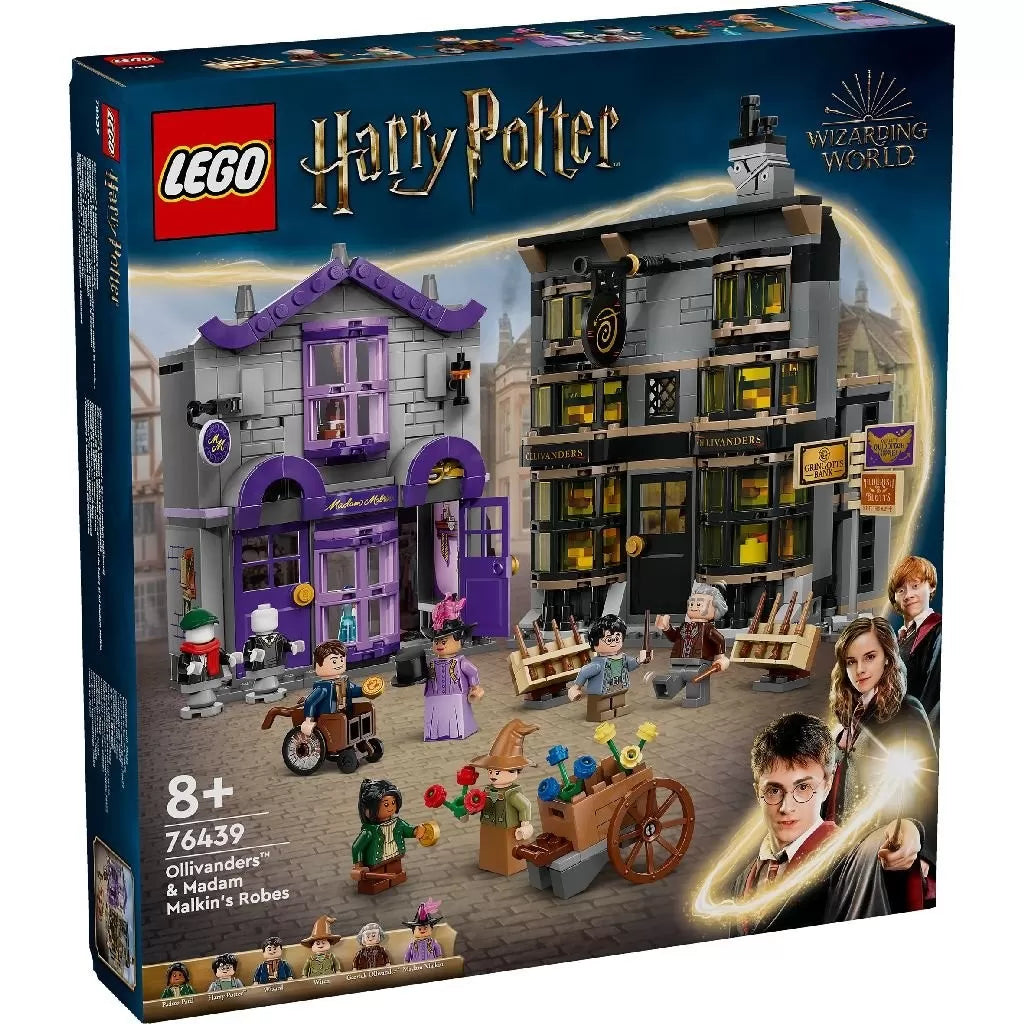 Lego harry potter tm ollivander si magazinul de haine al lui madam malkin 76439