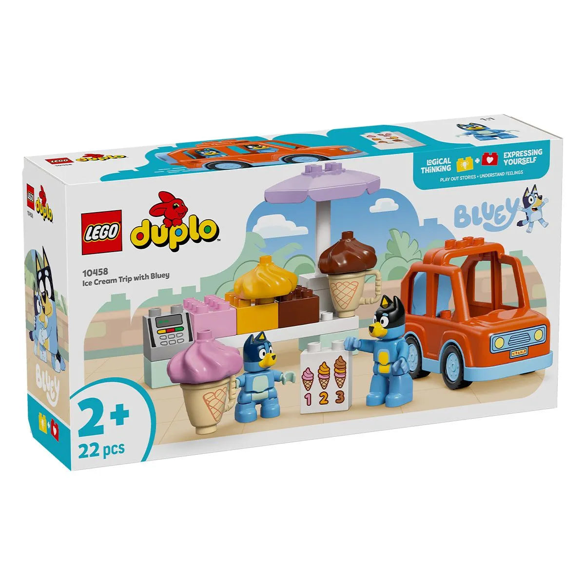 Lego duplo vizita cu blue la furgoneta de inghetata 10458