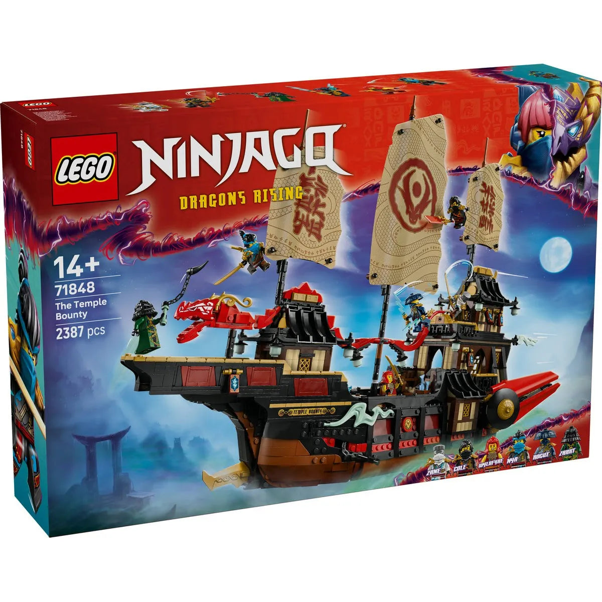 Lego ninjago nava bounty a templului 71848