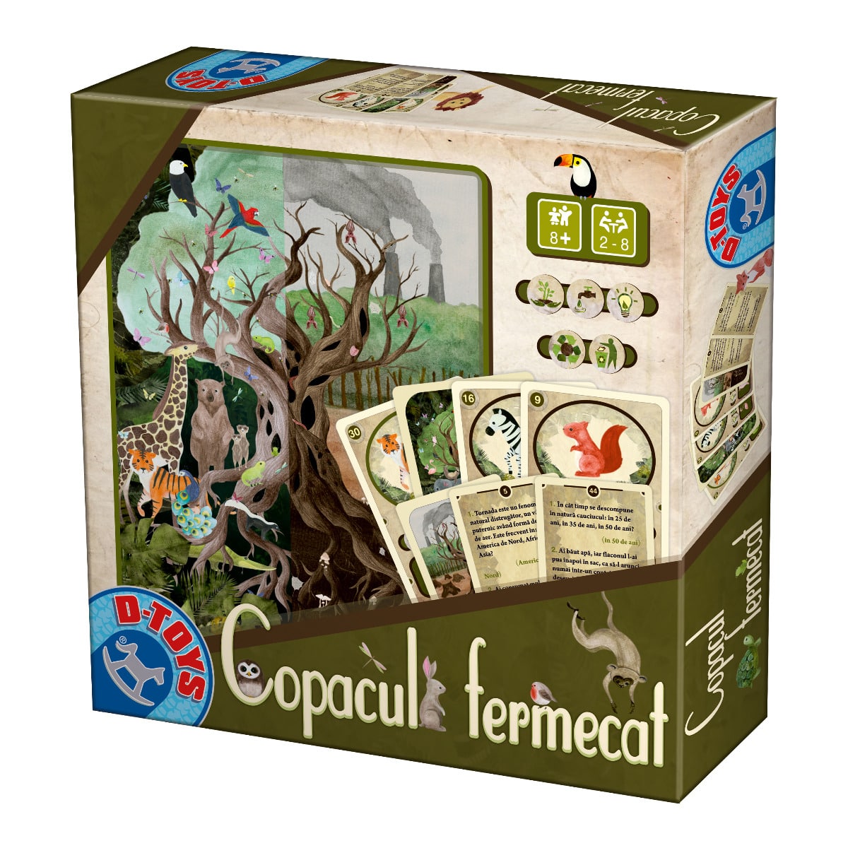 Extensia În Jurul Lumii Word Colony®, 100 cărți de joc, +1 jucător, Ediția RO