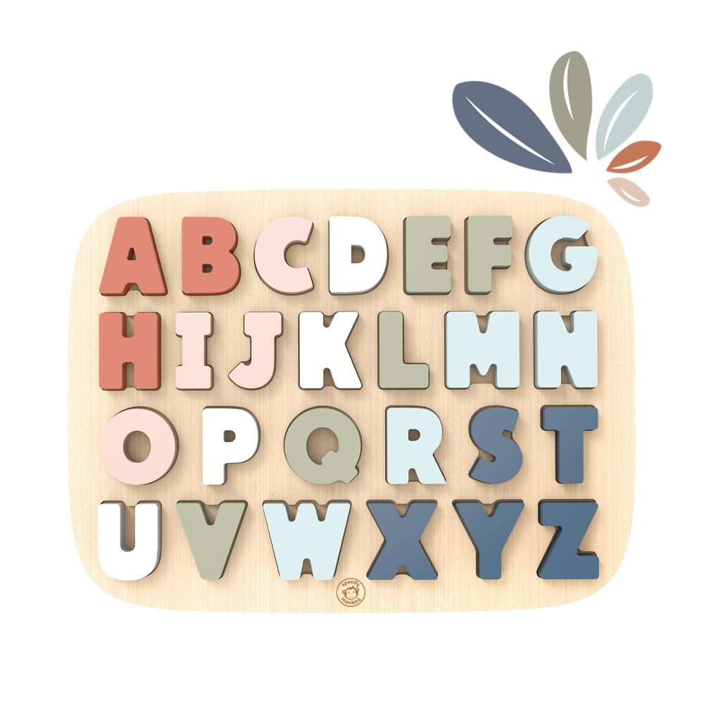 Puzzle din lemn cu butoni, Djeco
