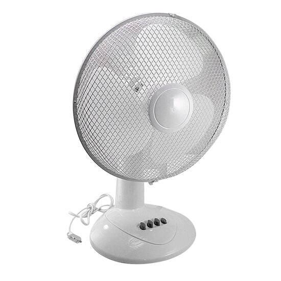 Ventilator pentru birou, 40W, diametru 30 cm, 3 trepte de viteză, funcție de oscilare – ideal pentru răcire eficientă și confortabilă-Wisdom Store