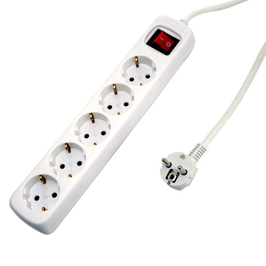Prelungitor electric 3 m, 5 prize cu întrerupător, BEOROL–Wisdom Store