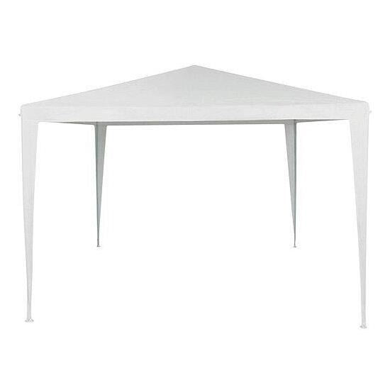 Pavilion pentru grădină/terasă, cadru metalic, material Oxford, pliabil, cu geantă de transport, alb, 3x3x2.4 m–soluția ideală pentru adăpost și relaxare-Wisdom Store