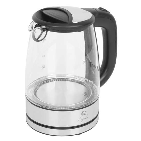 Fierbător de apă Aquila, 1850-2200 W, sticlă, filtru detașabil, 1.7 L, MagicHome – soluție rapidă și elegantă pentru prepararea ceaiului și cafelei-Wisdom Store