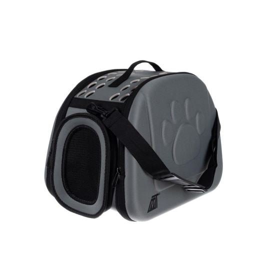 Geantă pentru transport câine/pisică din spumă EVA, gri, max 6 kg – soluție confortabilă și sigură pentru deplasare-Wisdom Store
