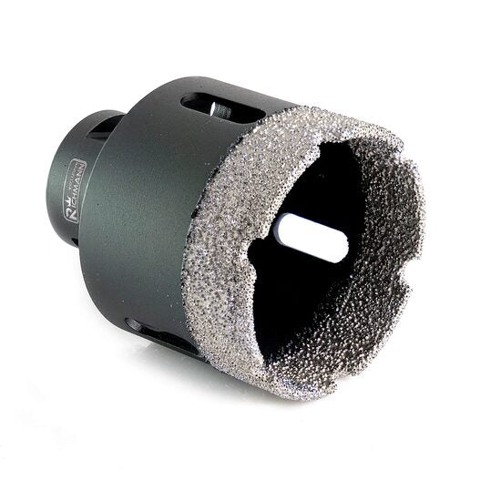 Carotă diamantată, vacuum brazed, M14, 68 mm, Richmann Exclusive – soluție eficientă pentru găurirea precisă a materialelor dure-Wisdom Store