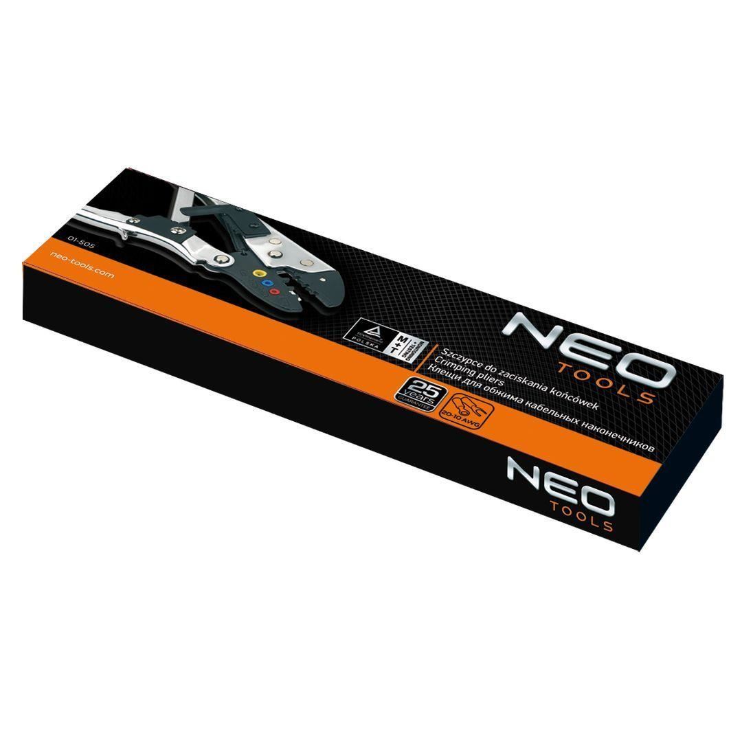 Csatlakozó krimpelőfogó 22-10 AWG, 210 mm, NEO