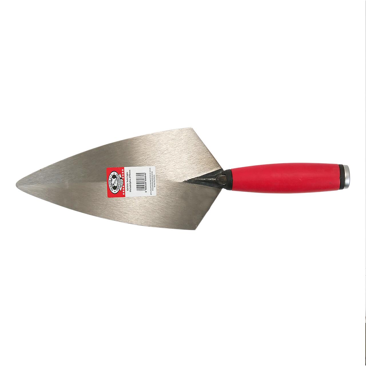 Rozsdamentes acél simító, Olejnik, éles, széles, 279 mm, puha nyéllel