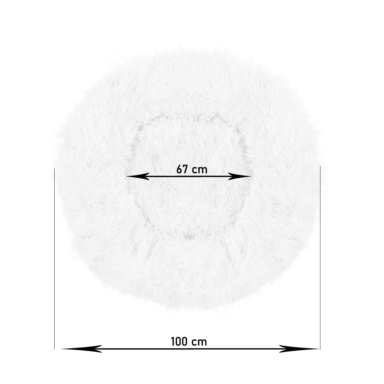 Culcus moale, pentru caine/pisica, gri, 100 cm