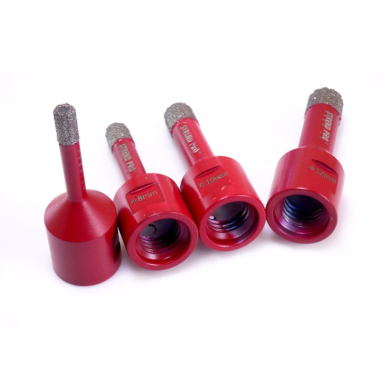 4 darabos gyémántmag készlet, M14, 6-12 mm, Strend Pro