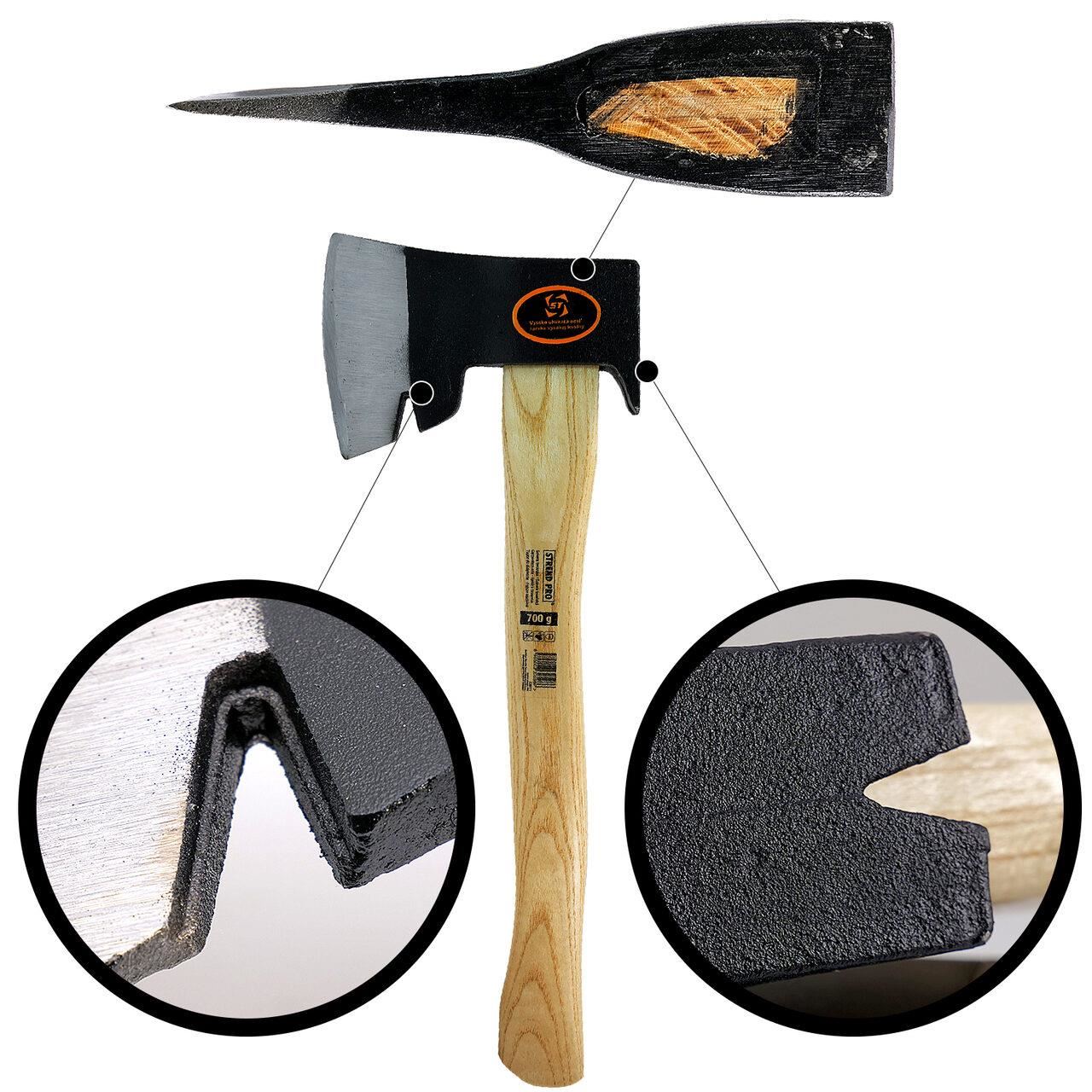Ácsbalta, fa nyéllel, 700 g, 42 cm, Strend Pro