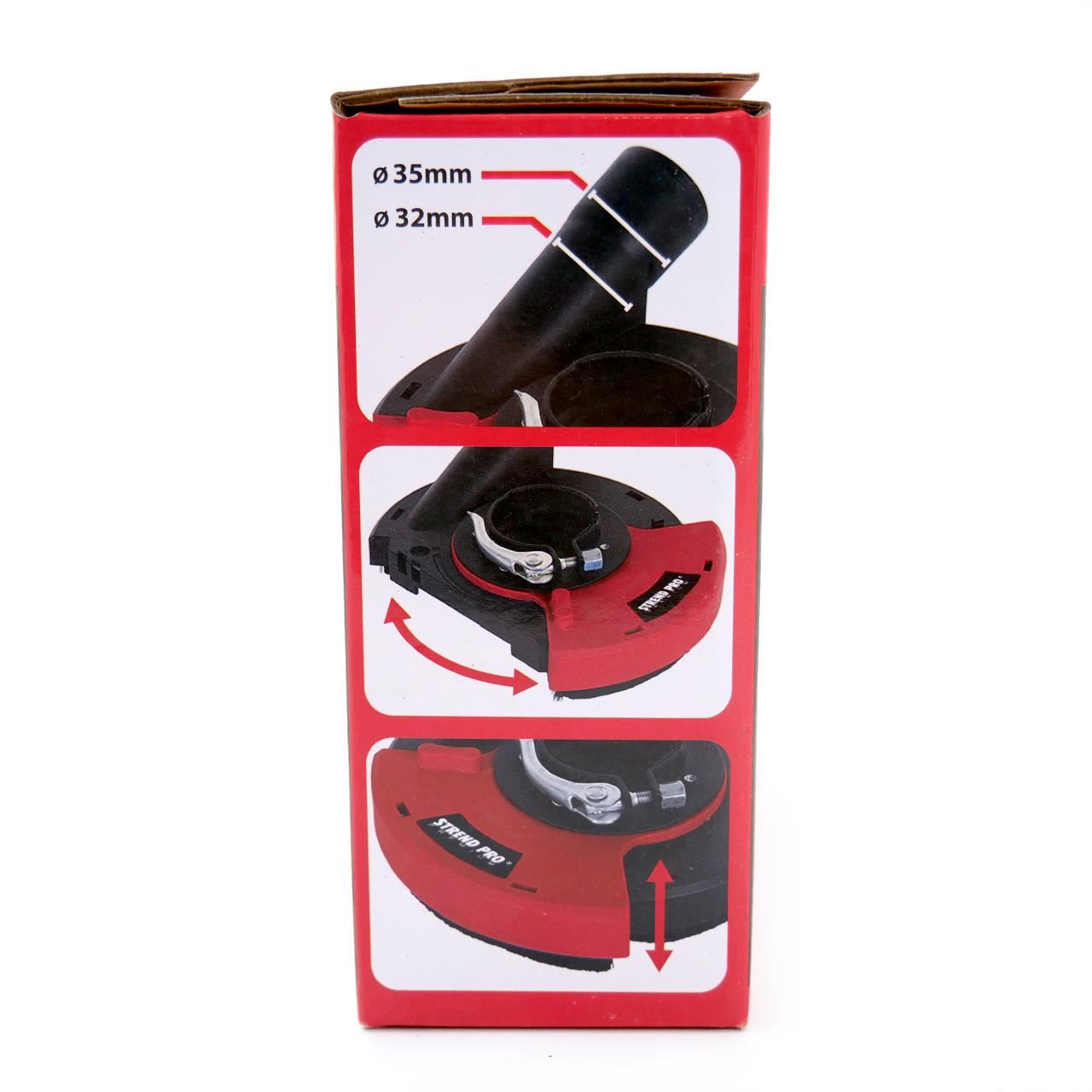 Aparatoare pentru polizor unghiular (flex) cu sistem de aspiratie 115/125 mm, Strend Pro