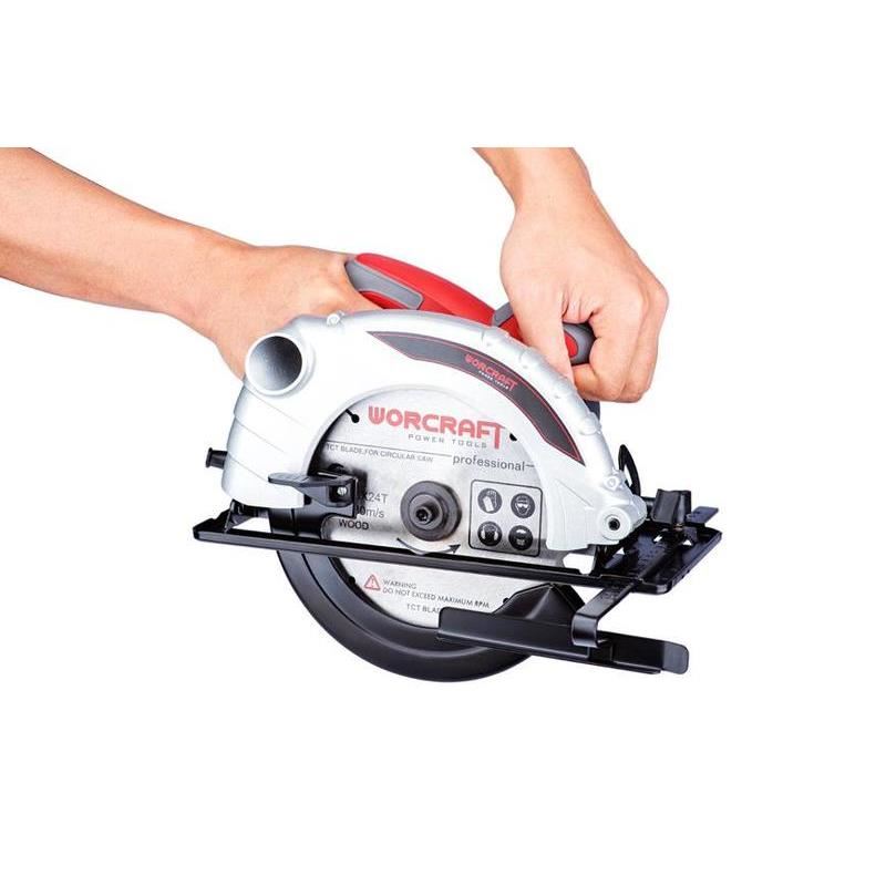 Fierastrau circular de mana, 1300 W, 185x16 mm, Worcraft