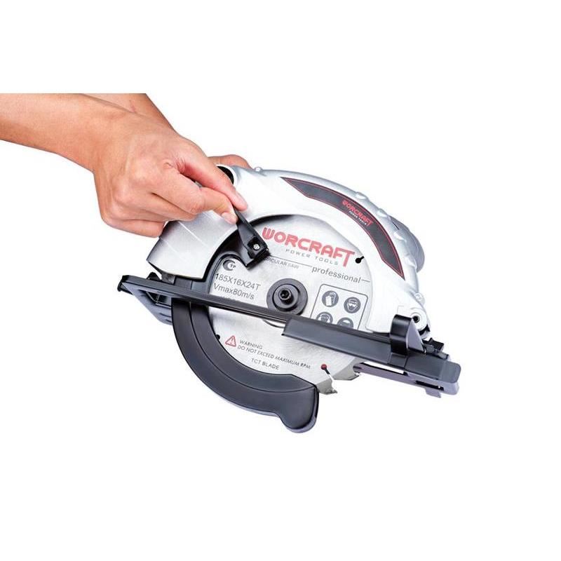 Fierastrau circular de mana, 1300 W, 185x16 mm, Worcraft