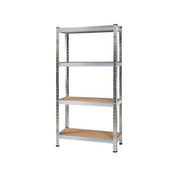 Raft depozitare, metalic, 4 polite, 175 kg, 75x30x150 cm, Malatec