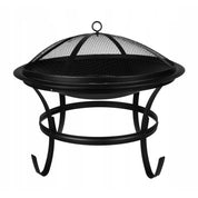 Gratar gradina, grill rotund, metal, 56x47 cm 