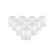 Becuri LED pentru oglinda, masa de toaleta, machiaj, cu panou control, 30 moduri iluminare, USB, set 10 buc, Malatec