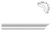 Set 62 buc. Bagheta colturi, 50x50 mm, 2 m