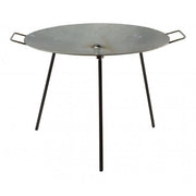 Disc pentru gratar, metalic, cu picioare si agatator, 60x32 cm, Perfect Home 