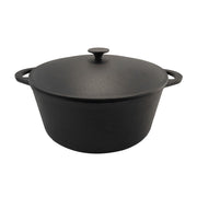 Oala de fonta cu capac, rotunda, 9 L, Perfect Home 