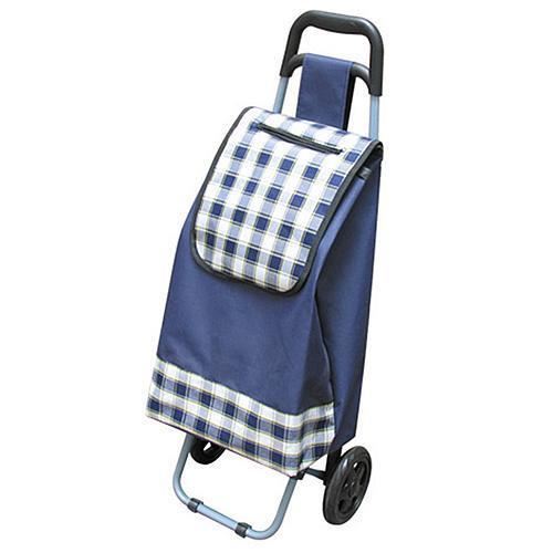 carucior de cumparaturi pe roti, PE, PVC, EVA, 25 kg, 35x30x94 cm, Zoltan