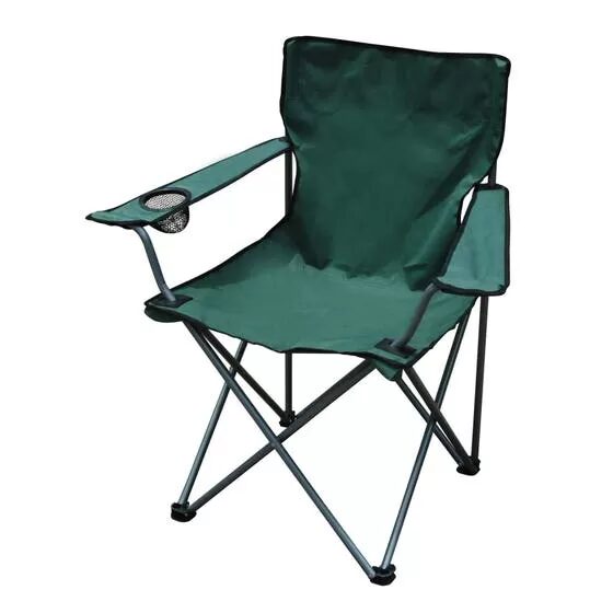 Scaun pliabil pescuit, camping, gradina 53x53x90cm - verde