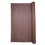 Paravan pentru balcon, terasa, gard, UV, 800 g/m2, maro, 3x0.9 m