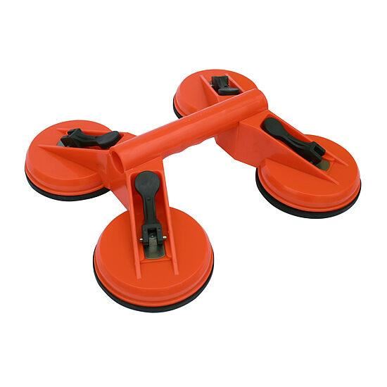 Ventuza pentru transport si montat parbrize, geamuri, placi marmura, granit, 4 brate, max 110 kg