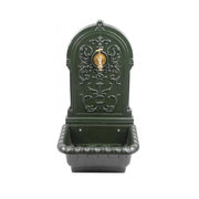 Chiuveta de gradina, fonta, verde, 44x36x76 cm