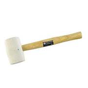 Ciocan cauciuc, coada lemn, alb, 680 g 