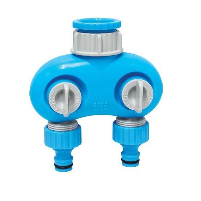 Adaptor robinet filet interior, 2 directii, ABS, albastru, 1", 3/4", Aquacraft 