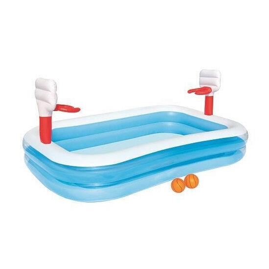 Piscina gonflabila pentru copii, baschet, 251x168x102 cm, Bestway Basketball