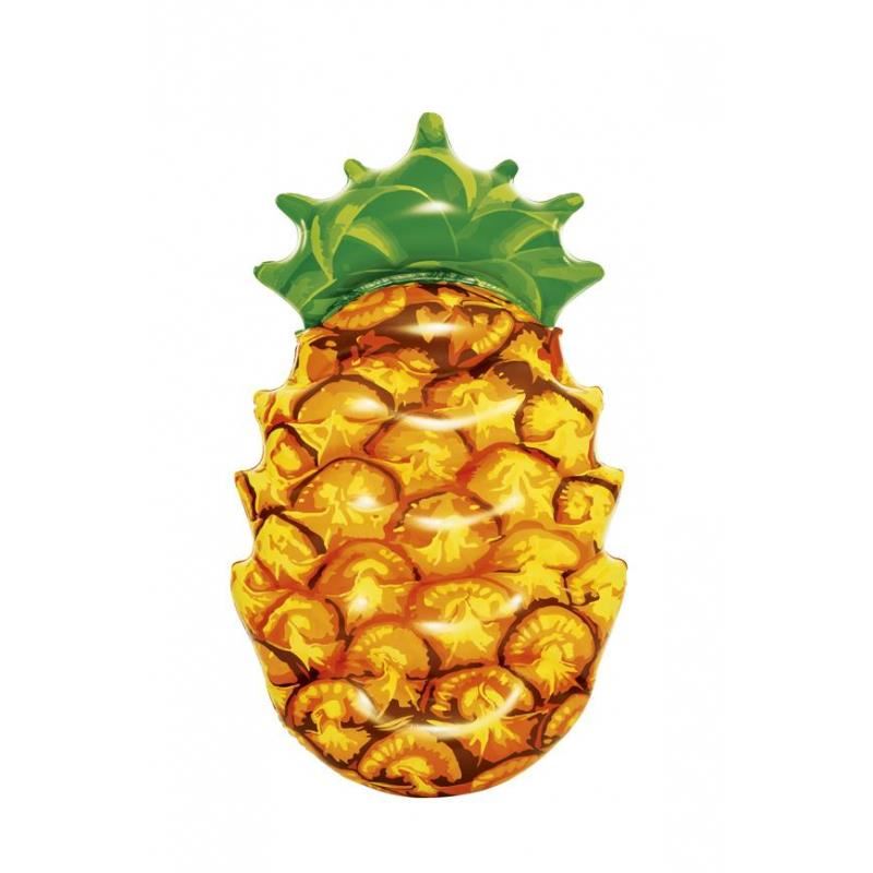 Saltea de apa gonflabila, model ananas, multicolor, 174x96 cm, Bestway 