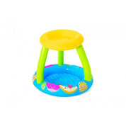 Piscina gonflabila pentru copii, rotunda, cu acoperis, albastru, 94x89x79 cm, Bestway Fruit 