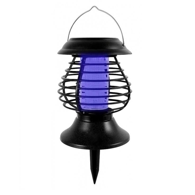 Lampa solara pentru gradina, anti-insecte, tantari, muste, UV, LED, 13x31 cm