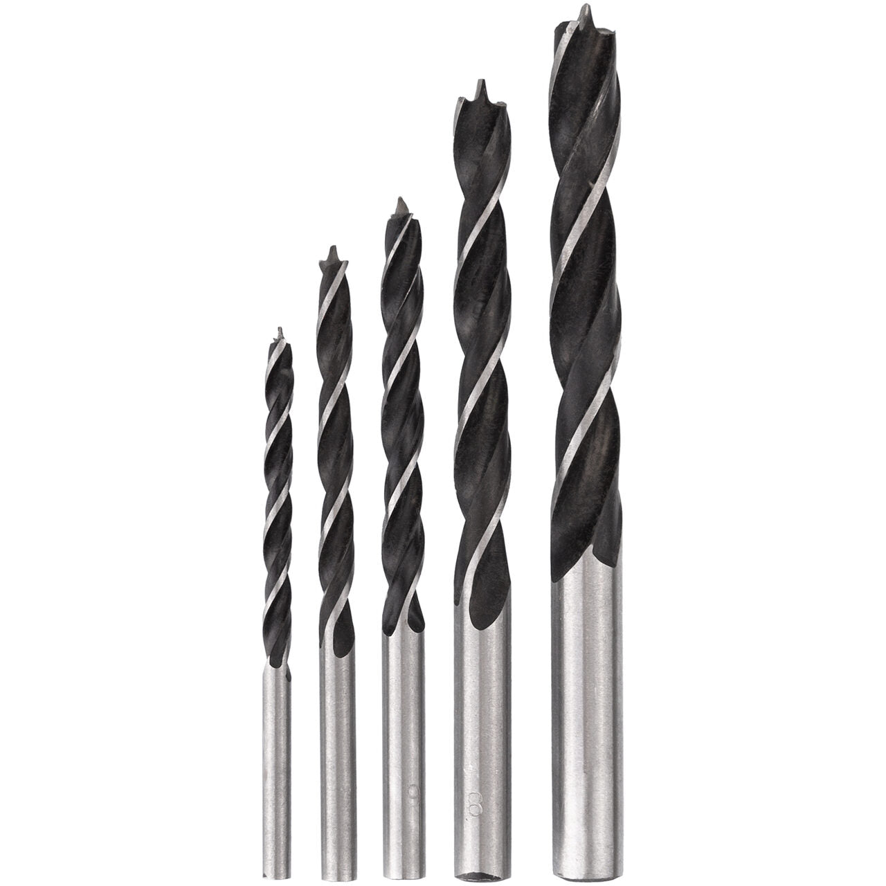 Set 5 burghie pentru lemn, 4-10 mm, Richmann 