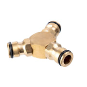 Adaptor, cuplaj rapid, 3 directii, alama, 1/2", Richmann 