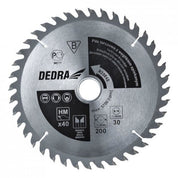 Disc circular, carburi metalice, 24 dinti, 165 mm, Dedra