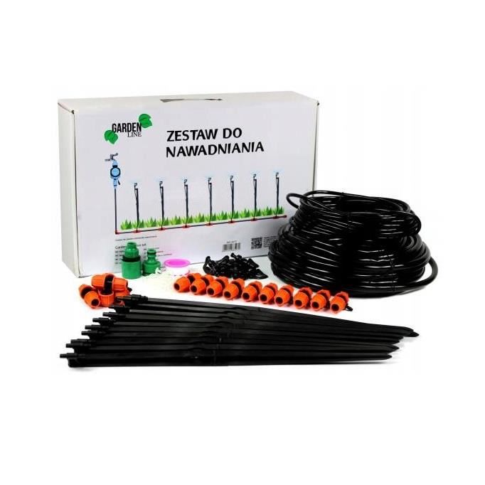Sistem irigatii cu aspersor rotativ, 62 piese, 20 m, GardenLine