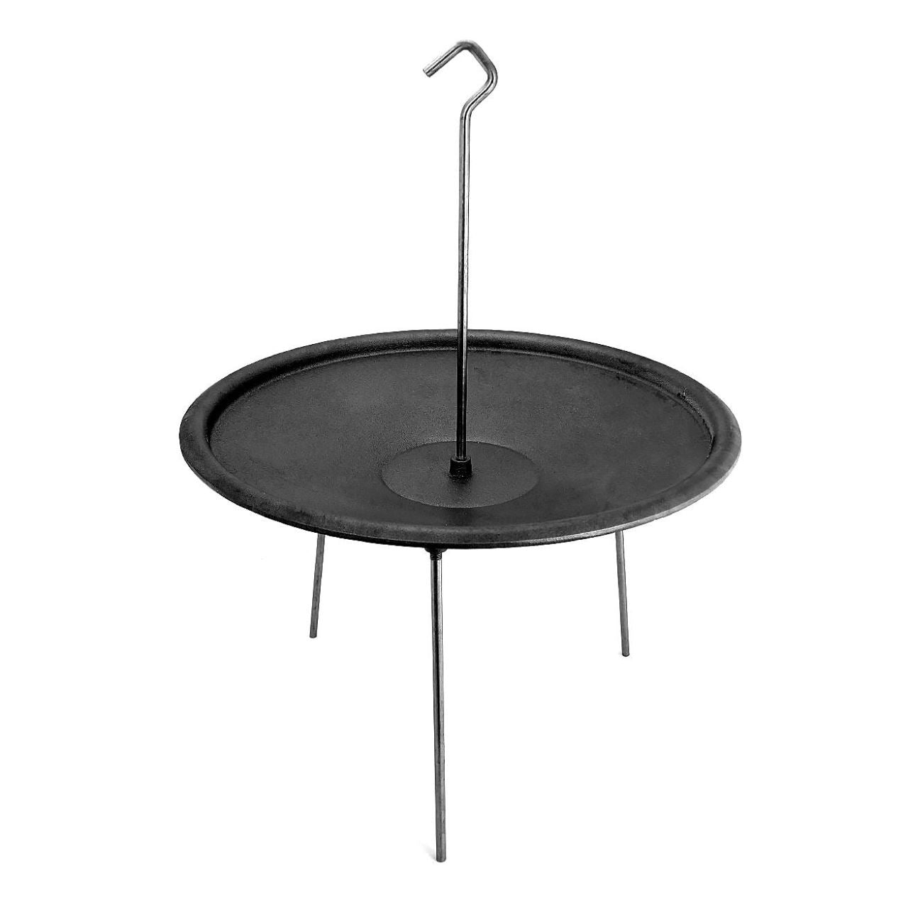 Disc pentru gratar, fonta, tip grill, cu picioare si agatator, 50 cm, Barbeque 