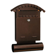 Cutie postala, Damech cu loc pentru ziar, maro, format B6, 24.5x7x36.5 cm