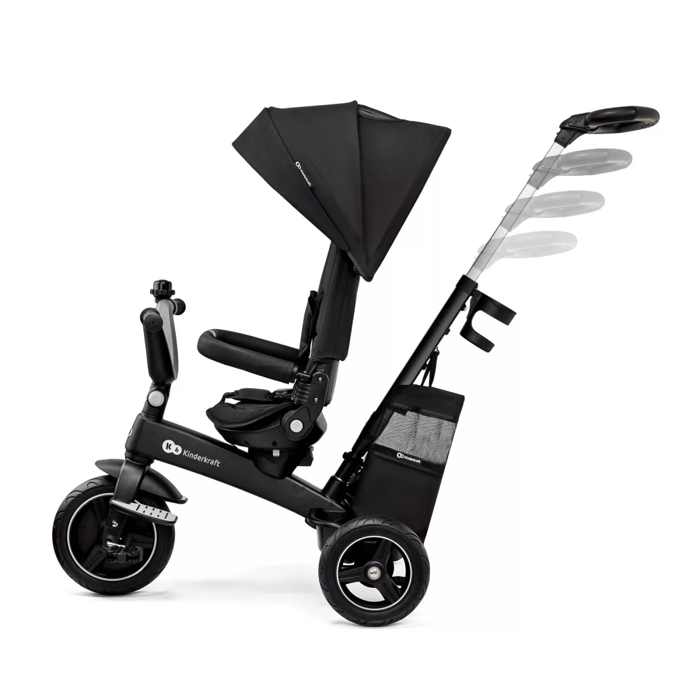 Kinderkraft easytwist tricikli, fekete