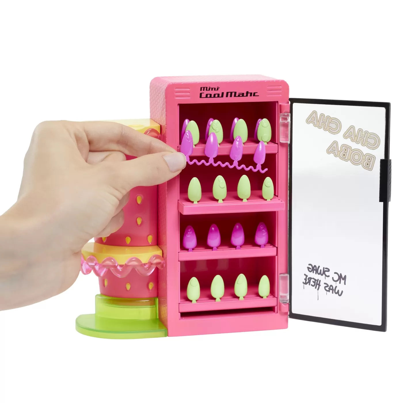 L.o.l. surprise! omg sweet nails pinky pops fruit shop set papusa cu accesorii