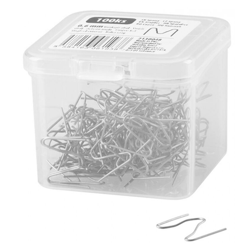 Set capse pentru pistol de lipit/sudat plastic, Strend Pro, pentru fisuri externe, 0.6 mm, 100 buc